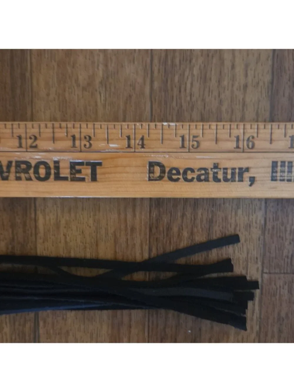 Small/Medium Black Tie Belt Fringe Boho Studded Hipster